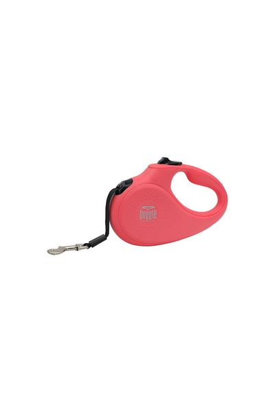 Doggie طوق ماستر أوتوماتيكي لتمديد الكلاب Xsmall Pink 12 كجم 3 متر