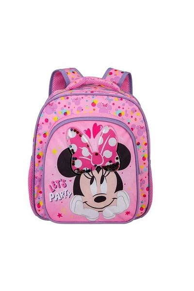 Welora Kindergarten Backpack Minnie 3D Model, Pink 27x11x30 cm