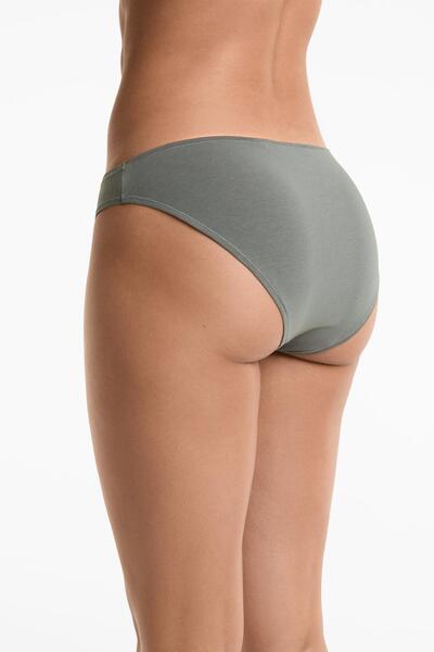 Oysho 5 cotton blend classic briefs