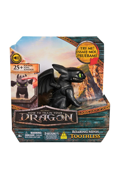 Spin Master Games Cum sa iti dresezi dragonul figurina dragon toothless cu sunete, copii varsta 4 ani pana la 8 ani