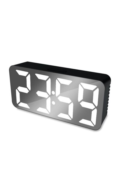 ElectroAZ Digital Mirror Clock, LED White, Alarm DS-3622X