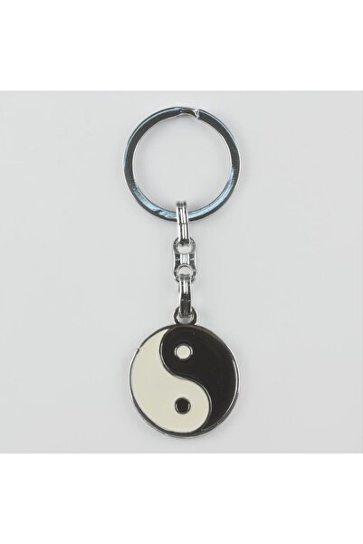 OEM Ying Yang Metal Keychain