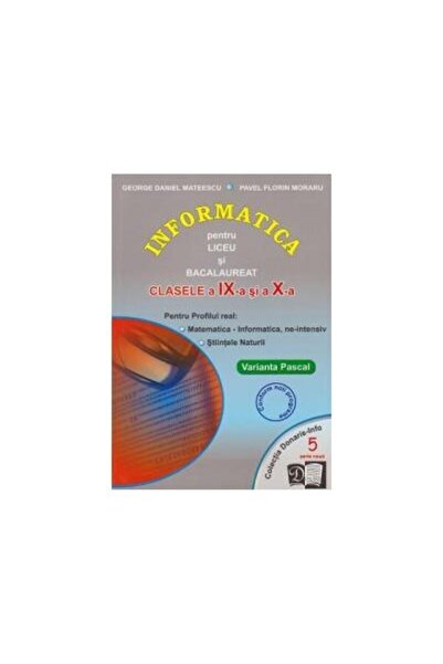 Editura Donaris Informatica pentru liceu si bacalaureat - profilul