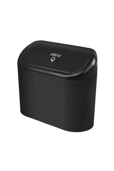 Saharaz Multi-Purpose Waste Bin,Small Car Waste Bin with Lid,Send a roll of garbage bags,Home,Office,Kitchen