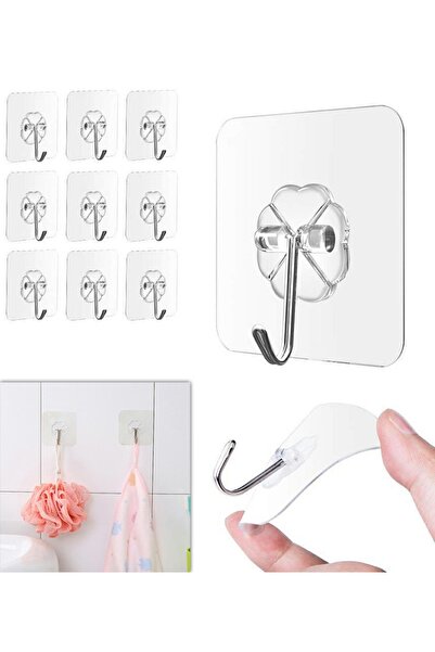 Aptel Set 10 cuiere, autoadezive, transparente