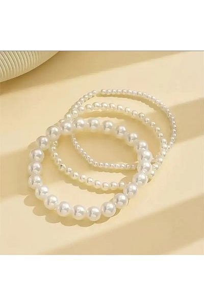 TUHAM AKSESUAR 3 Pieces İnci̇ Summer Esti̇va Halhal