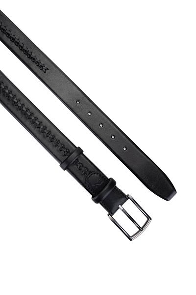 Tamer Tanca Men's Genuine Leather Black Belt