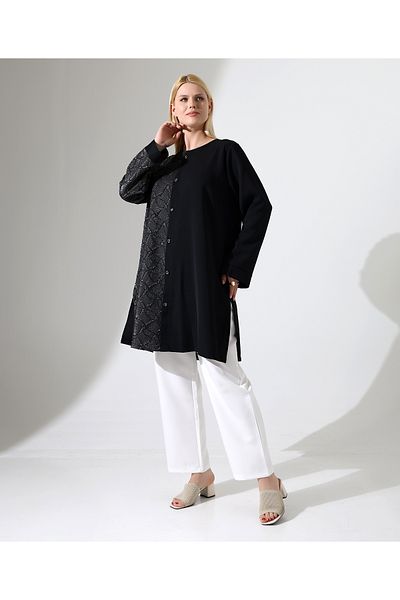 Fi'l Arz Fashion Woven Crepe Tunic