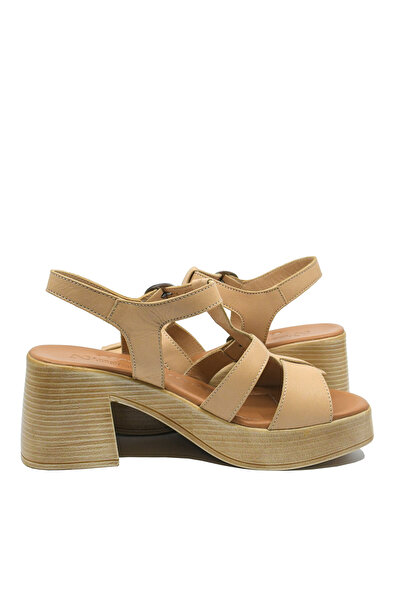 Anna Viotti Platform Sandals with Decorative Buckles