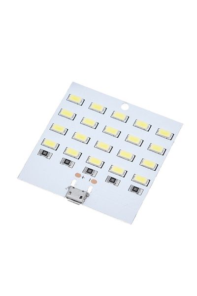 OEM Panel LED, 20 buc, MicroUsb, Alb