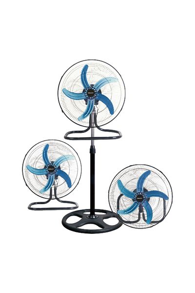 HALEY Ventilator 3 în 1, 200W, 45cm, Podea / Perete / Suport, 3 Viteze, Oscilație, Înălțime reglabilă