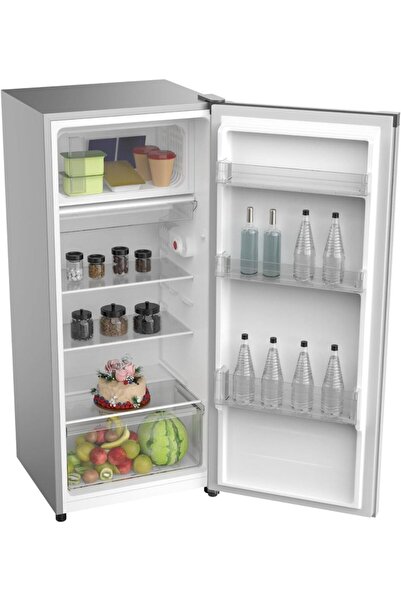 Krome 220L Single Door Refrigerator | Environment Friendly | Reversible Door | Silver | KR-RDC220H
