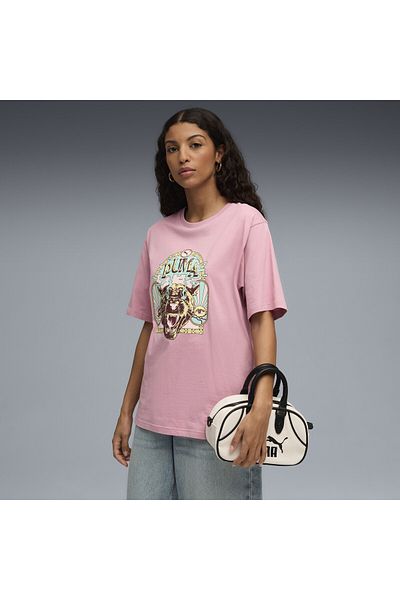 Puma Tricou relaxat Graphic Fest pentru femei