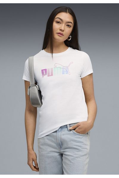 Puma Graphic Stacked Tee Women