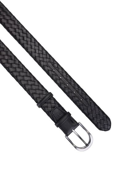 Tamer Tanca Men's Genuine Leather Black Belt