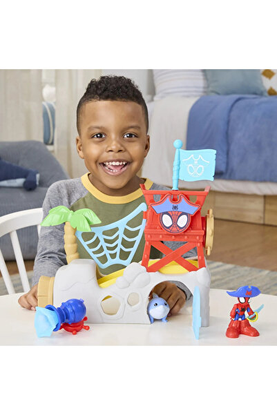 SPIDERMAN SPIDEY AND HIS AMAZING FRIENDS MARVEL WATER WEBS SPIDEY'S ISLAND