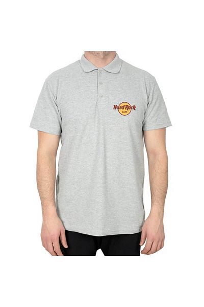 Z zepplin Μπλουζάκι με γκρι γιακά Hard Rock Cafe Polo