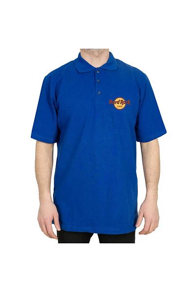 Z zepplin Tricou albastru cu guler polo Hard Rock Cafe