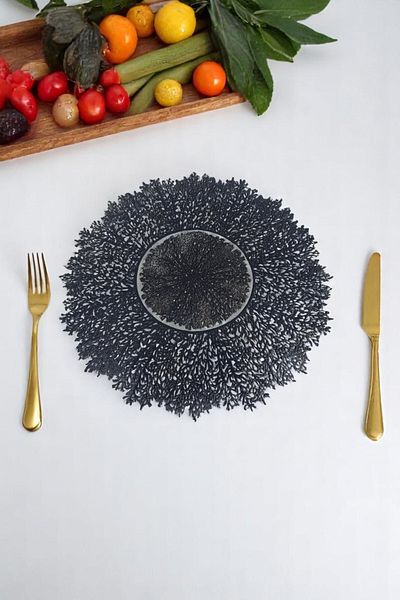 Kitchen Way 4 Piece Silicone Black Tray 38cm