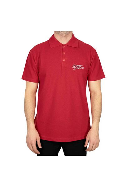 Z zepplin Κόκκινο μπλουζάκι Harley Chopper Logo 3 Polo Neck