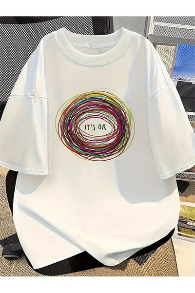 sole stories Premium Oversize Cut Short Sleeve Printed T-Shirt