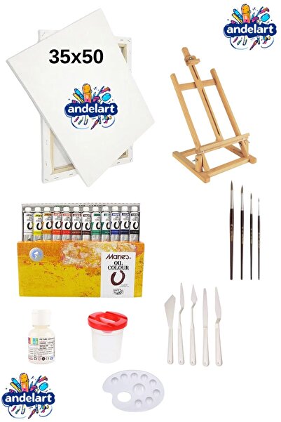 andelart Ekonomik Yağlı Boya Başlangıç Seti