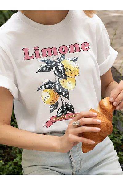 sole stories Premium Oversize Cut Short Sleeve Printed T-Shirt