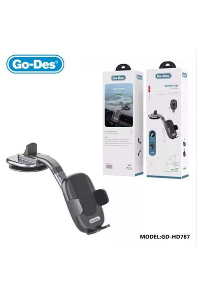 Go-Des Multi-purpose car phone holder - easy installation on the dashboard or air conditioning vent