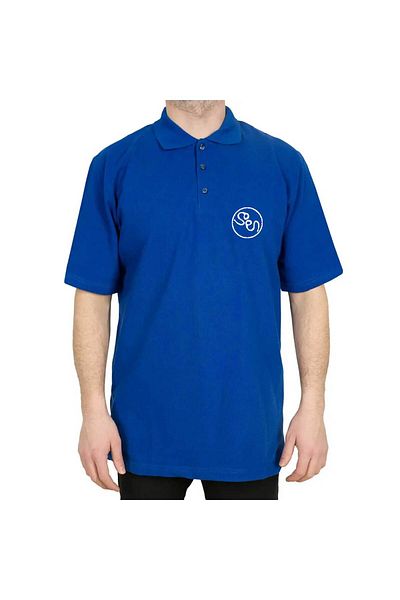 Z zepplin Soen Logo Polo Neck Blue T-Shirt