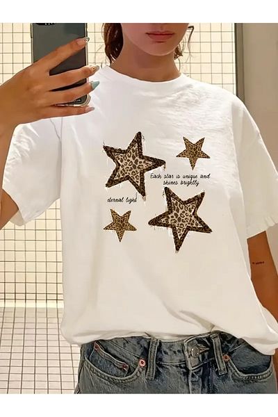 sole stories Premium Oversize Cut Short Sleeve Printed T-Shirt