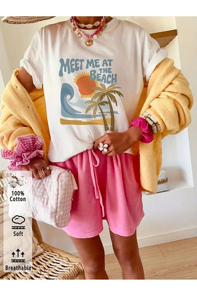 sole stories Premium Oversize Cut Short Sleeve Printed T-Shirt