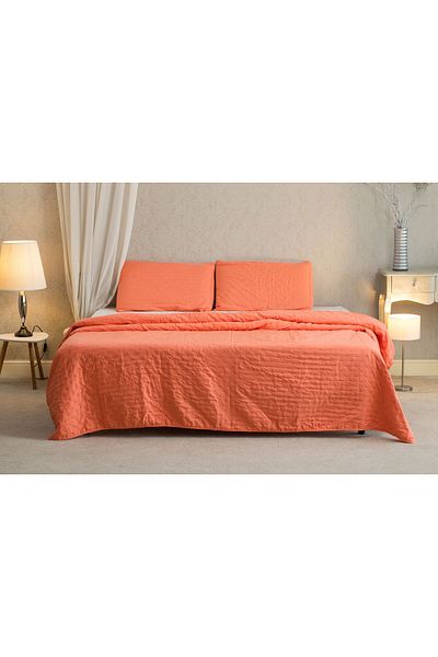 Home Still SOFT BEDDING SET 220X240 + 2 PILLOWCASE 50X70, CORAI
