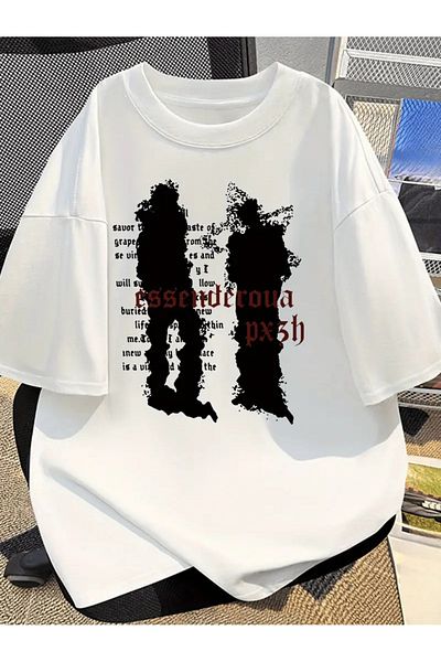 sole stories Premium Oversize Cut Short Sleeve Printed T-Shirt