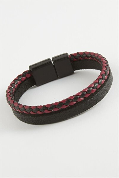 Marsilyan Magnetic Original Leather Bracelet Ilkel-Bjt940
