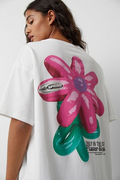 sole stories Premium Oversize Cut Short Sleeve Printed T-Shirt