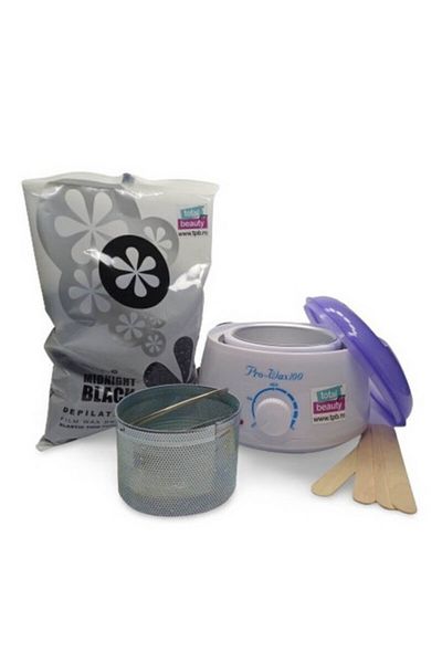 Total Pro Beauty Kit Epilare Prowax Midnight Black