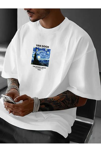 sole stories Premium Oversize Cut Short Sleeve Printed T-Shirt