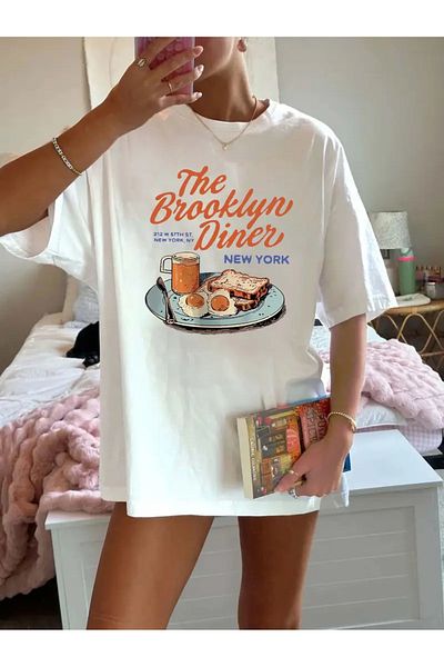 sole stories Premium Oversize Cut Short Sleeve Printed T-Shirt