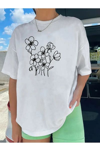 sole stories Premium Oversize Cut Short Sleeve Printed T-Shirt