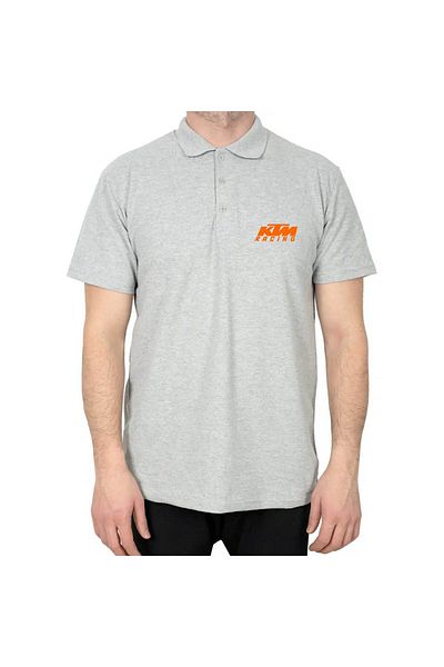 Z zepplin Γκρι μπλουζάκι KTM Racing με λογότυπο Polo Collar