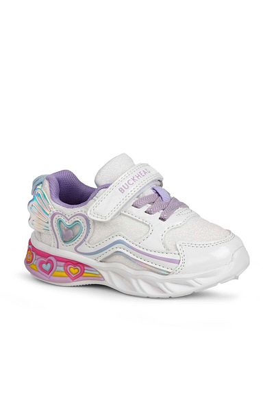 BUCKHEAD Lighted Berry Sports Shoes between Size 27-32 - White