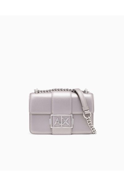 Armani Exchange حقيبة بحزام سلسلة قابل للتعديل مع شعار BAG XW000071 AF12039 U8097