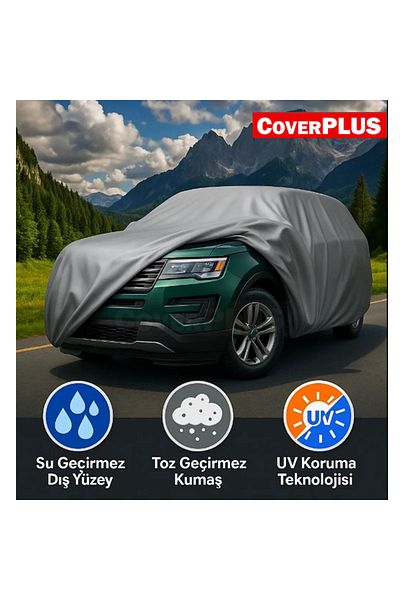 CoverPlus Fiat 500 Abarth Hb Compatible Tarpaulin, Car Tarpaulin Auto Tarpaulin Car Exterior Protection Cover
