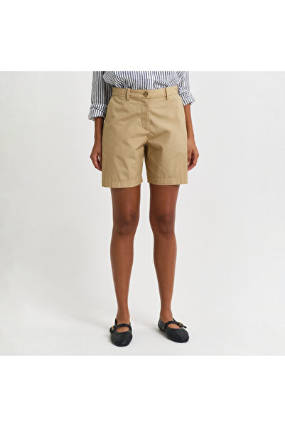 Gant Kadın Bej Relaxed Fit Şort