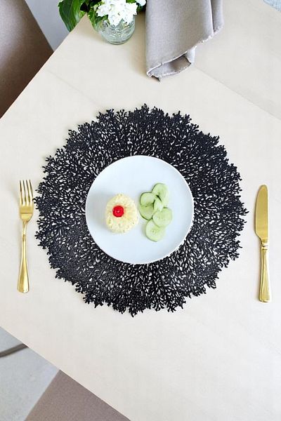 Kitchen Way 4 Piece Silicone Black Tray 38cm
