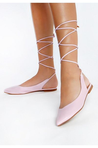 B T Shoes Balerini dama Severina mov