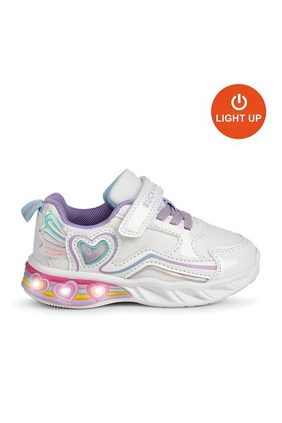 BUCKHEAD Lighted Berry Sports Shoes between Size 27-32 - White