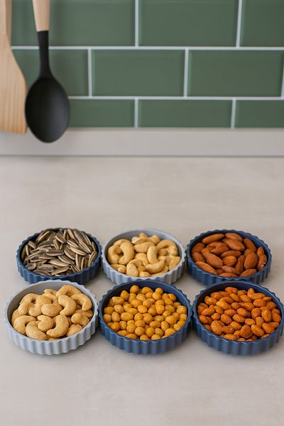 GLUS Set of 6 Acrylic Snack Bowls - 250 ml