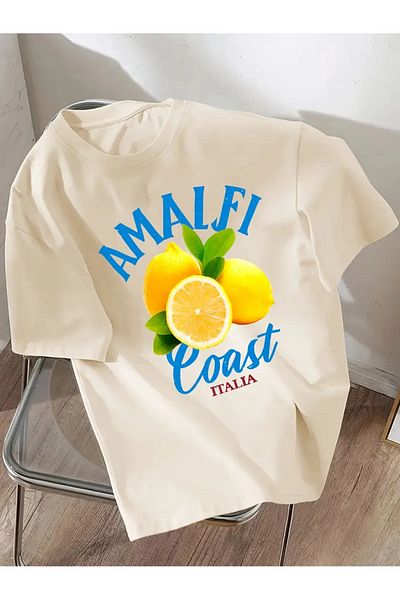sole stories Premium Oversize Cut Short Sleeve Printed T-Shirt