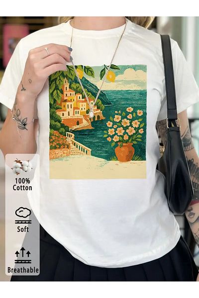 sole stories Premium Oversize Cut Short Sleeve Printed T-Shirt